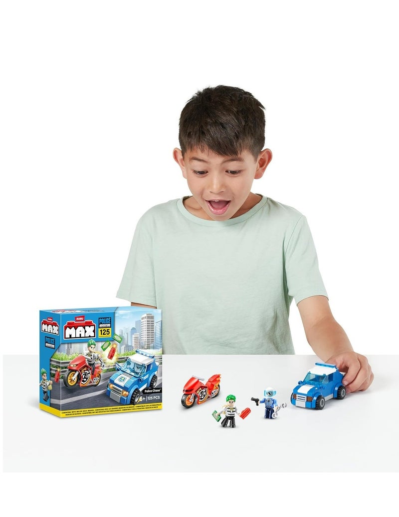 Zuru Max Max City Int Police Station Playset 121 Bricks - Image 2